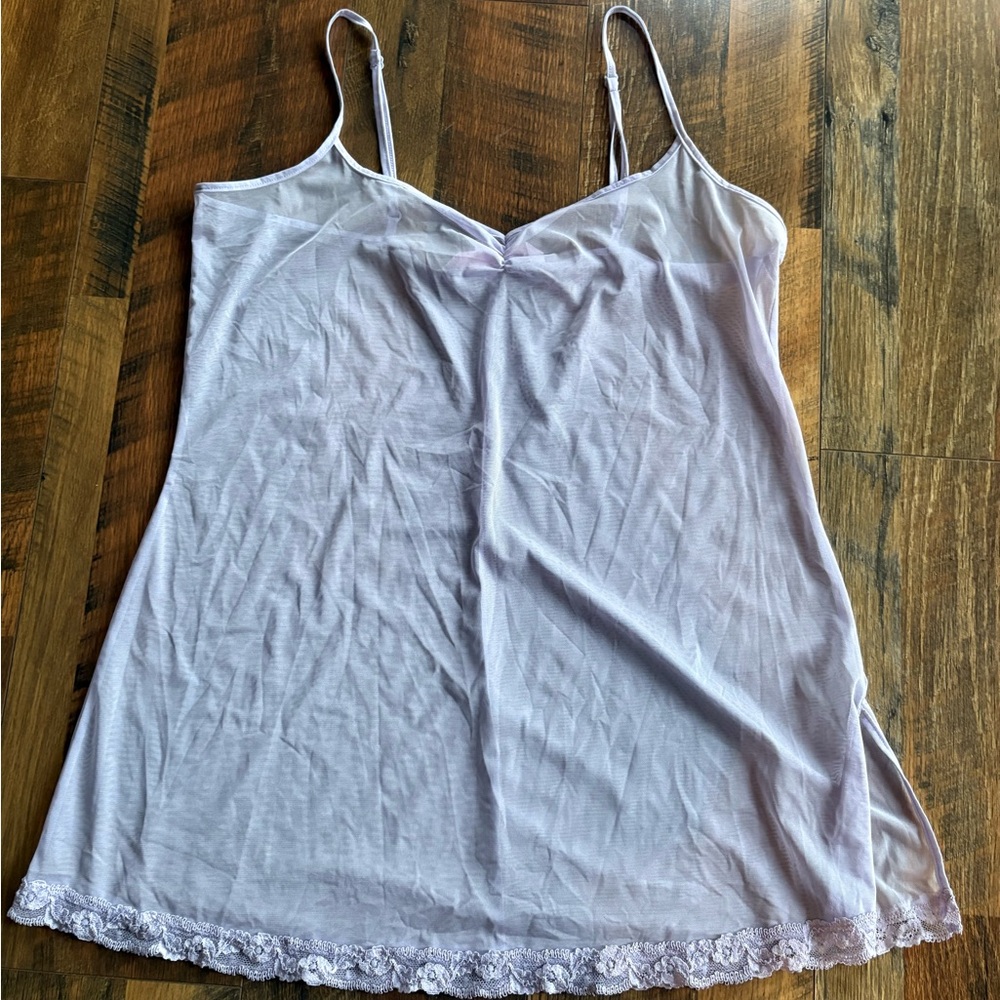 Victoria's Secret Light Purple Mesh Lingerie